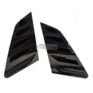 Audi A3/S3/RS3 8Y Hatchback Rear 1/4 Glass Window Louvers Gloss Black 21+