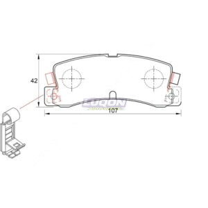 Premium Brake Pads (front) for Toyota