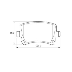 Quality Brake Pads (Rear) for Audi, Volkswagen