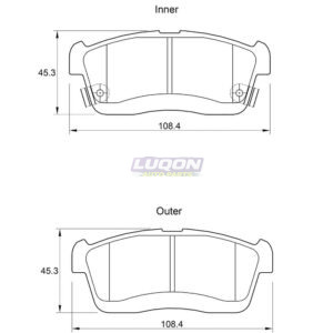 KBC Brake Pads (Front) for Daihatsu, Suzuki
