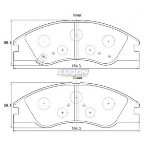 Premium Ferodo Brake Pads (Front) for Kia Cerato