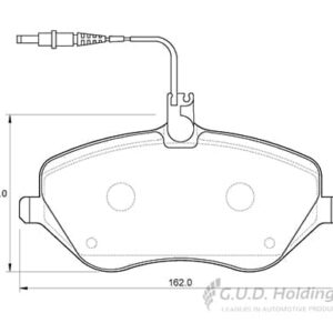 KBC Brake Pads (Front) for Citroen, Peugeot, Renault