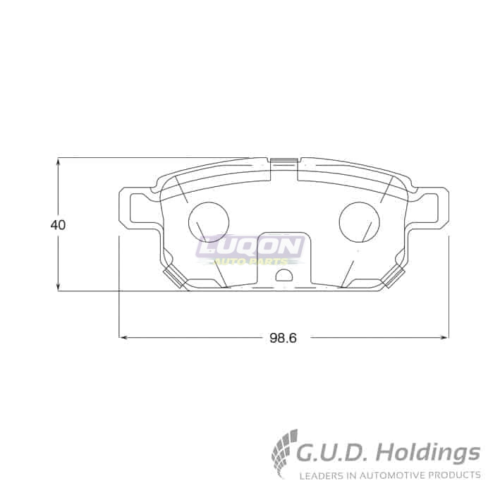 KBC Brake Pads (Rear) for Suzuki Baleno, Swift, Vitara, SX4