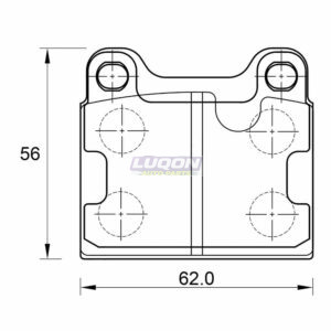 KBC Brake Pads (front) for Alfa