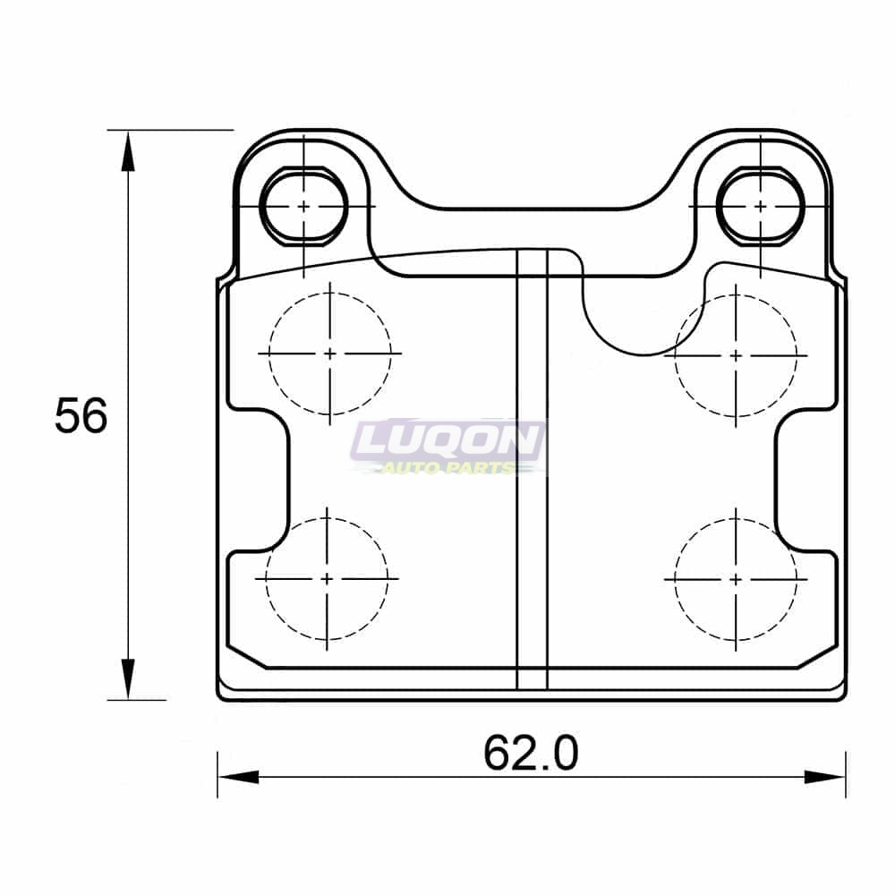KBC Brake Pads (front) for Alfa