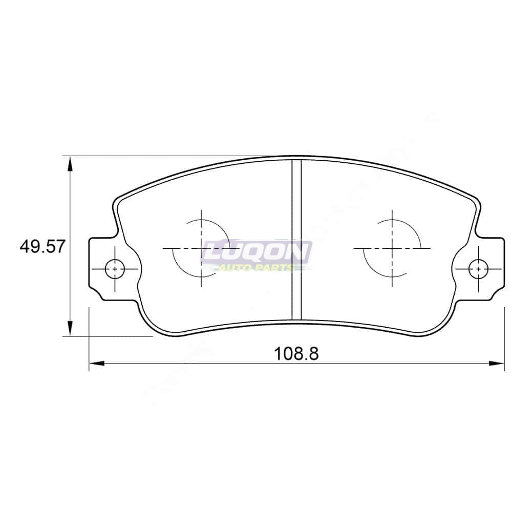 KBC Brake Pads (front) for Alfa